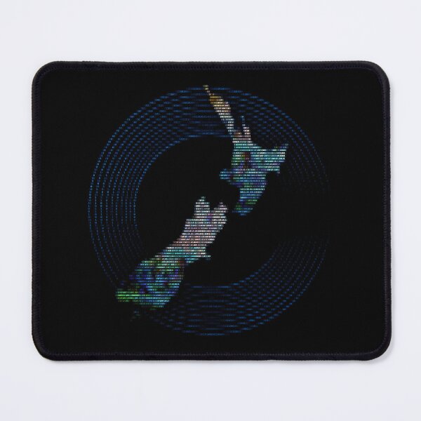 Item preview, KIWI NEW ZEALAND ASCII ART PAUA MATARIKI RINGS designed and sold by Madjack Tees Kiwi SuperStore.