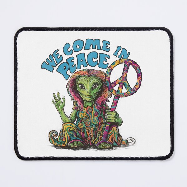 Item preview, We come in Peace designed and sold by Gentle40Winks.