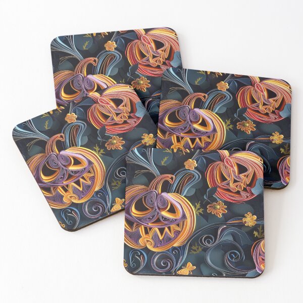 Item preview, Halloween Paper Quilling Pattern designed and sold by PrintsByFrank.