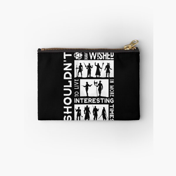 Item preview, Interesting times in Baldurs | DnD | Dungeons & Dragons (in white) designed and sold by keyvei.