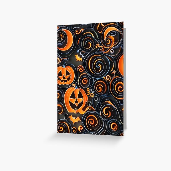 Item preview, Halloween Paper Quilling Pattern designed and sold by PrintsByFrank.