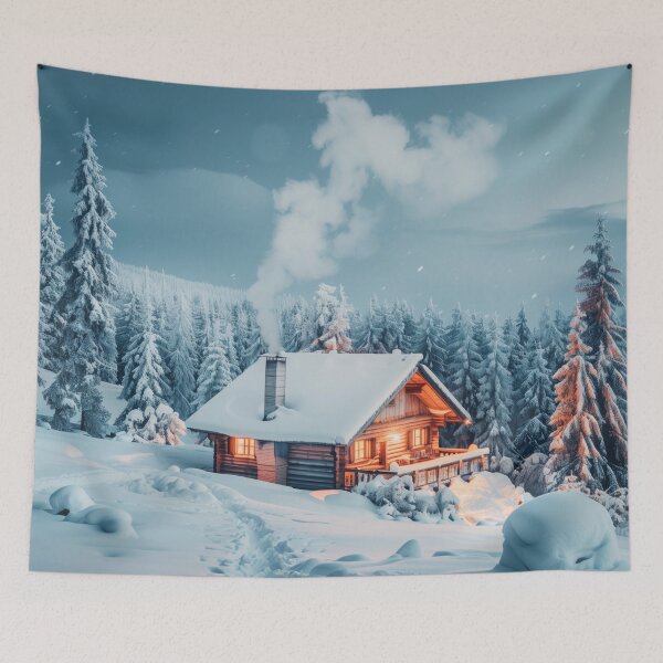Item preview, Cozy Winter Cabin Retreat designed and sold by palmyst.