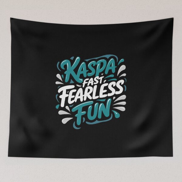 Item preview, Kaspa Crypto Journey Digital Currency Design designed and sold by RadDeck.