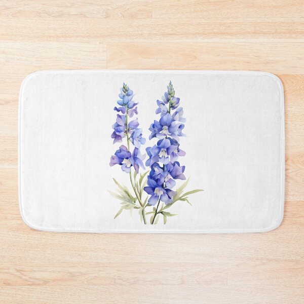 Item preview, Delphinium Watercolor designed and sold by DerSenat.