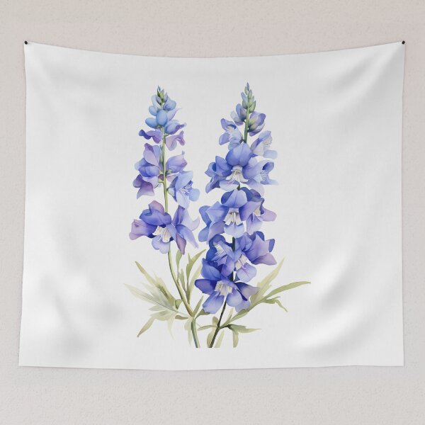 Item preview, Delphinium Watercolor designed and sold by DerSenat.