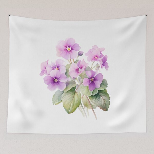 Item preview, Primroses watercolor designed and sold by DerSenat.