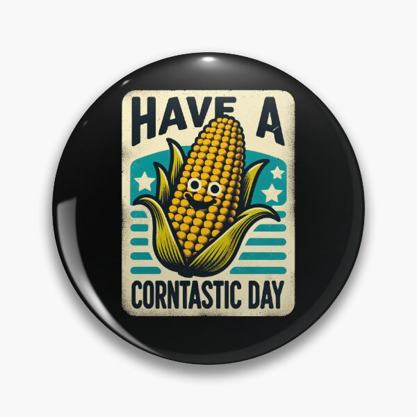 Item preview, Funny Vintage Corn Have A Corntastic Day designed and sold by PantatKiller.