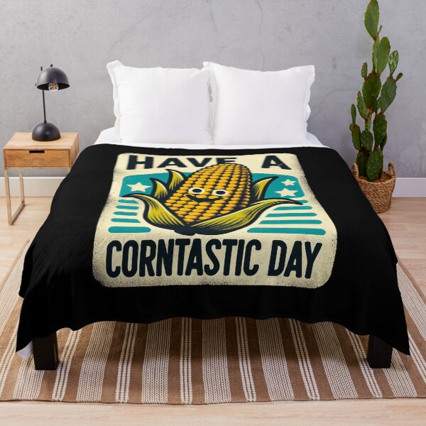 Item preview, Funny Vintage Corn Have A Corntastic Day designed and sold by PantatKiller.