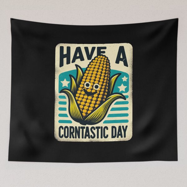 Item preview, Funny Vintage Corn Have A Corntastic Day designed and sold by PantatKiller.