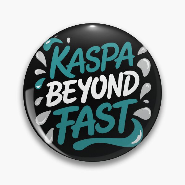 Item preview, Kaspa Crypto Insights Blockchain Vision designed and sold by RadDeck.