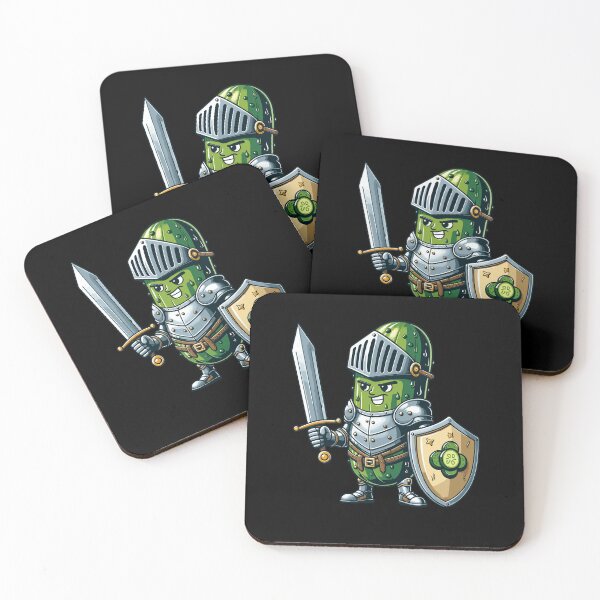 Artikelvorschau, Cool Pickle In Knight Style Medieval Warrior Lovers entworfen und verkauft von Dressed For  Duty.