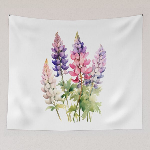 Item preview, Lupine watercolor designed and sold by DerSenat.