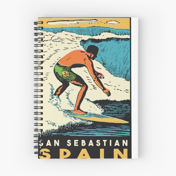 Item preview, Vintage Style San Sebastian Surf Decal designed and sold by Decal Mania.