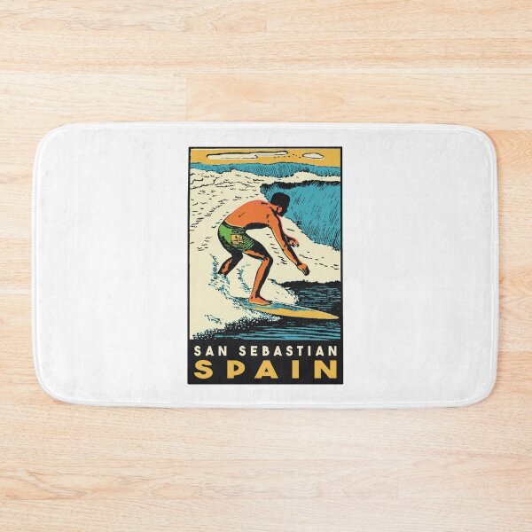 Item preview, Vintage Style San Sebastian Surf Decal designed and sold by Decal Mania.