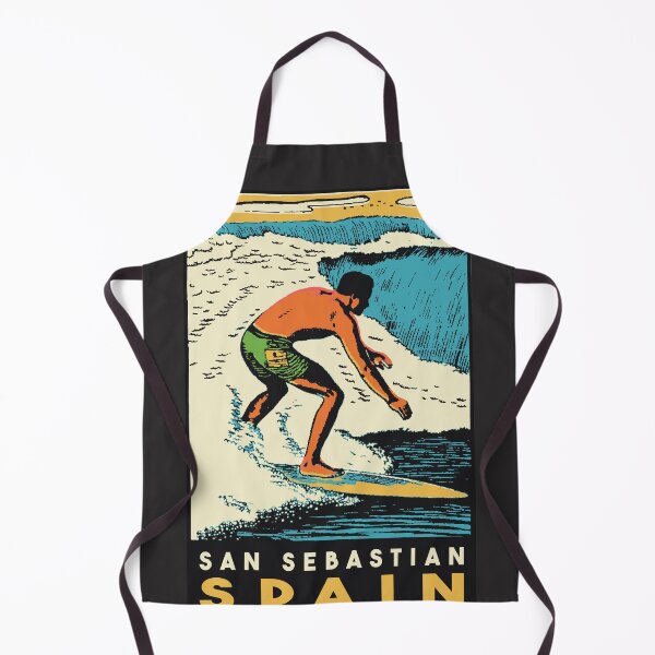 Item preview, Vintage Style San Sebastian Surf Decal designed and sold by Decal Mania.