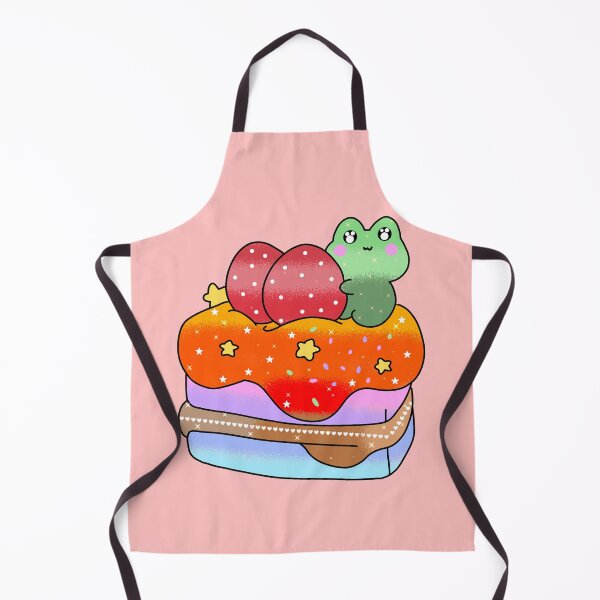 Item preview, Colorful Adorable cute Kawaii frog cupcake designed and sold by Quacktails.