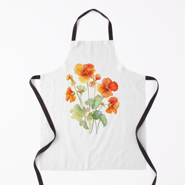 Item preview, Nasturtium watercolor designed and sold by DerSenat.