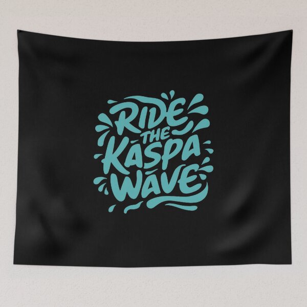 Item preview, Kaspa Crypto Evolution Blockchain Growth designed and sold by RadDeck.