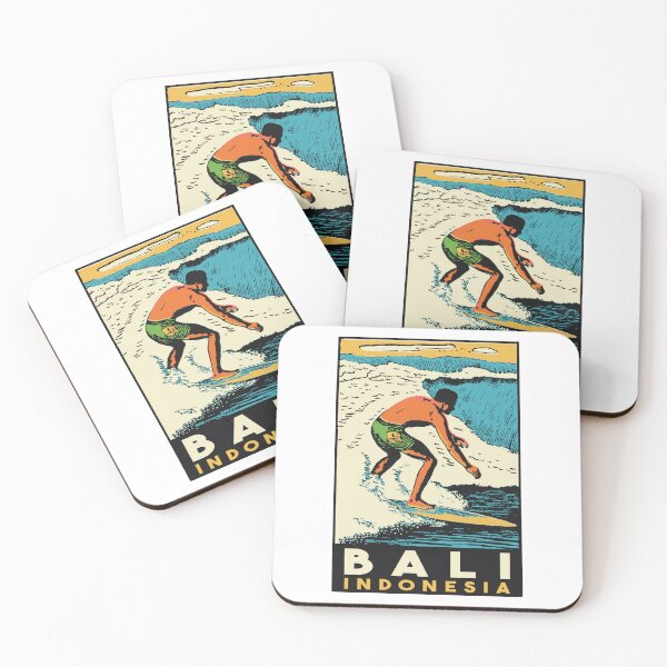 Item preview, Vintage Style Bali Surf Decal designed and sold by Decal Mania.