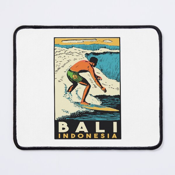 Item preview, Vintage Style Bali Surf Decal designed and sold by Decal Mania.