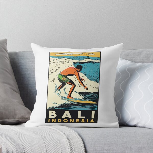 Item preview, Vintage Style Bali Surf Decal designed and sold by Decal Mania.