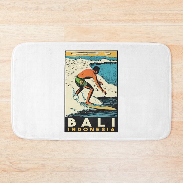 Item preview, Vintage Style Bali Surf Decal designed and sold by Decal Mania.