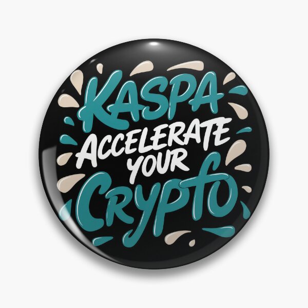 Item preview, Kaspa Crypto Momentum Blockchain Growth designed and sold by RadDeck.
