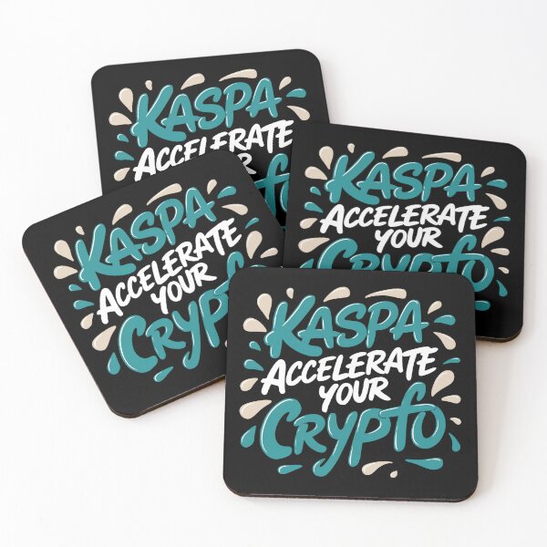 Item preview, Kaspa Crypto Momentum Blockchain Growth designed and sold by RadDeck.