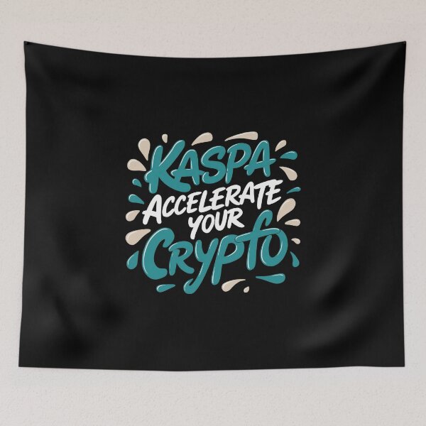 Item preview, Kaspa Crypto Momentum Blockchain Growth designed and sold by RadDeck.