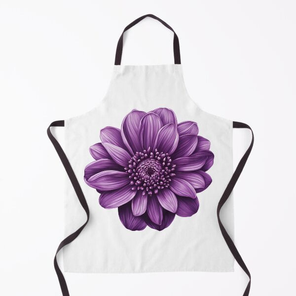 Item preview, Close-up realistic illustration of purple flower designed and sold by Creastore.