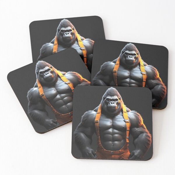 Item preview, Muscular gorilla designed and sold by Indoni.