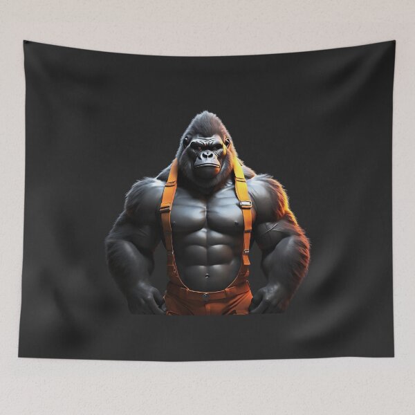 Item preview, Muscular gorilla designed and sold by Indoni.