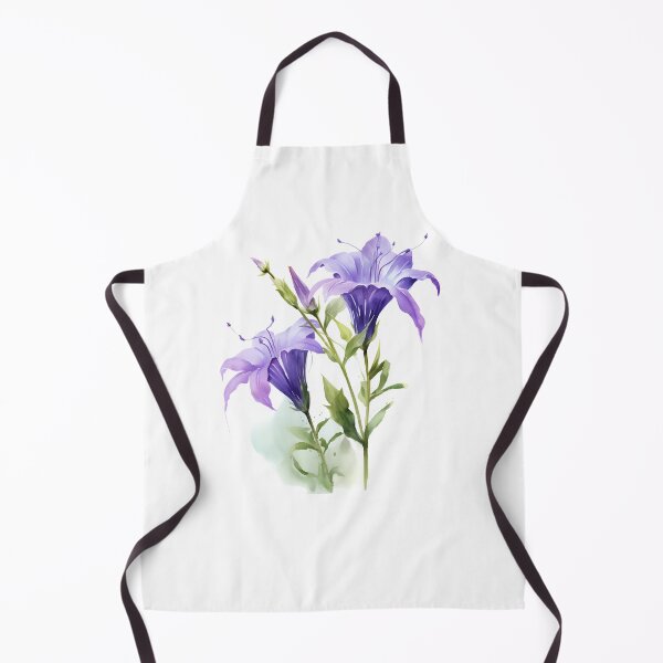 Item preview, Bellflowers watercolor designed and sold by DerSenat.