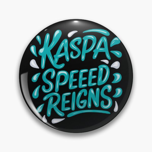 Item preview, Kaspa Crypto Evolution Blockchain Growth designed and sold by RadDeck.
