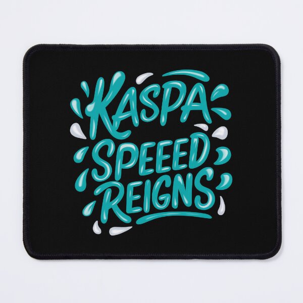 Item preview, Kaspa Crypto Evolution Blockchain Growth designed and sold by RadDeck.