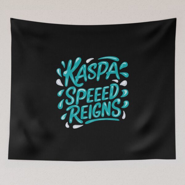 Item preview, Kaspa Crypto Evolution Blockchain Growth designed and sold by RadDeck.
