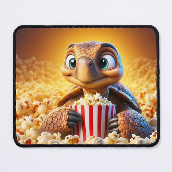 Item preview, Adorable Aldabra Giant Tortoise Enjoying Popcorn Delight designed and sold by Sillytoe.