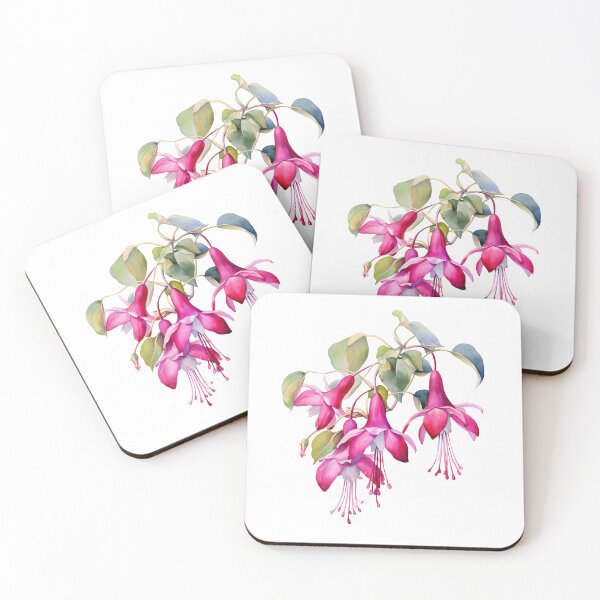 Item preview, Fuchsia Watercolor designed and sold by DerSenat.