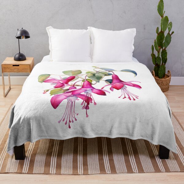 Item preview, Fuchsia Watercolor designed and sold by DerSenat.