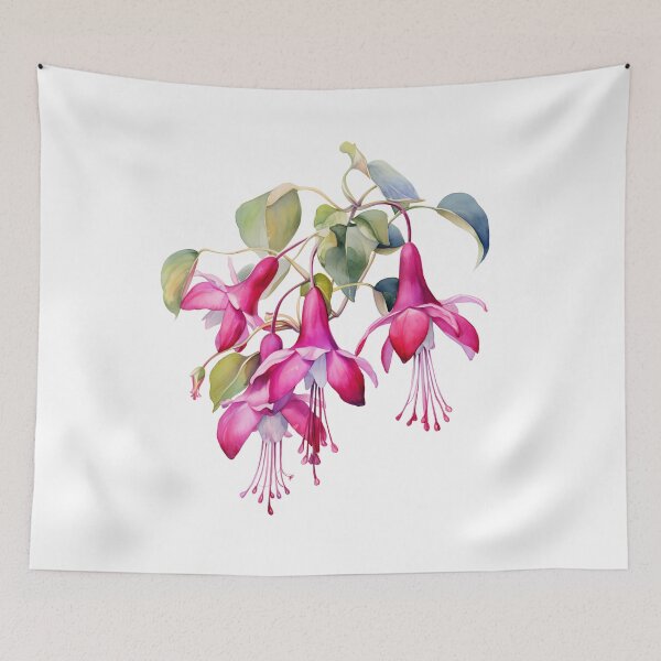 Item preview, Fuchsia Watercolor designed and sold by DerSenat.