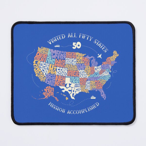 Item preview, Visited All 50 States Usa Bucket List designed and sold by Wild-Co.
