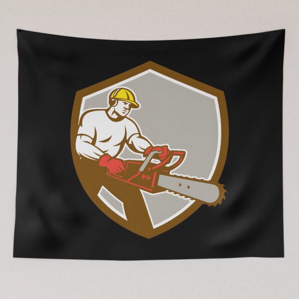 Item preview, 192 Lumberjack Tree Surgeon Arborist Chainsaw Shield	 designed and sold by dppjgjlo11.