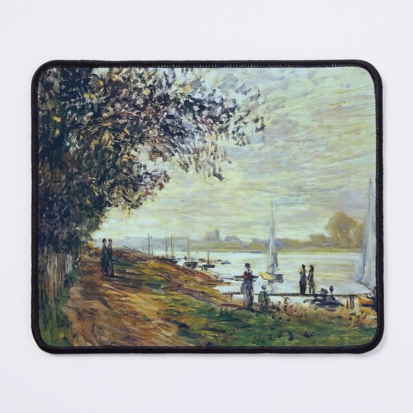 Item preview, The Riverbank at Petit-Gennevilliers, Sunset - 1875 - Claude Monet designed and sold by dottyshai.