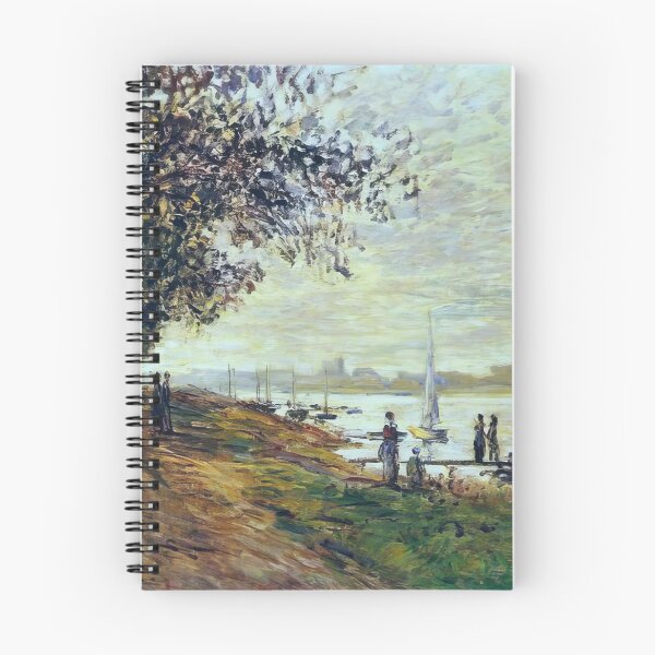 Item preview, The Riverbank at Petit-Gennevilliers, Sunset - 1875 - Claude Monet designed and sold by dottyshai.
