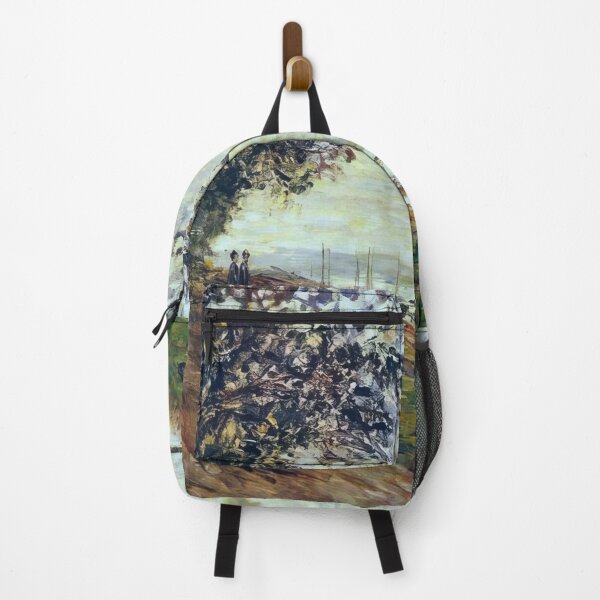 Item preview, The Riverbank at Petit-Gennevilliers, Sunset - 1875 - Claude Monet designed and sold by dottyshai.
