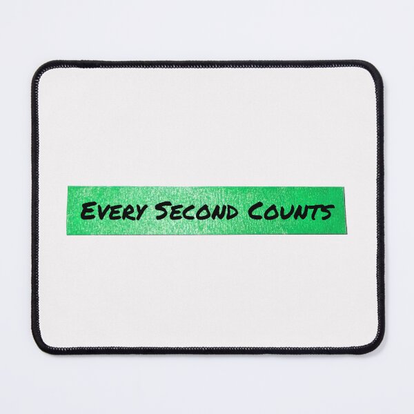 Item preview, Every Second Counts green tape designed and sold by Salt & Keep.