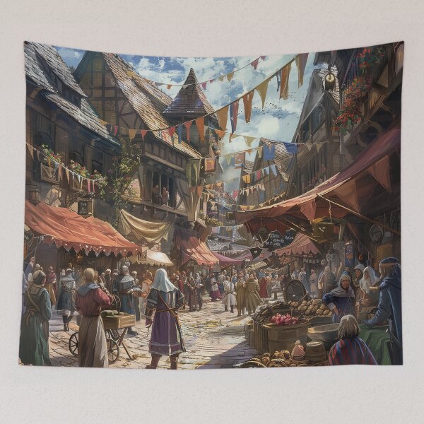 Item preview, Medieval Market Day designed and sold by palmyst.