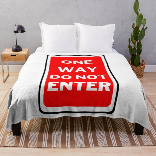 Item preview, One Way Do Not Enter Sign designed and sold by jofredo.
