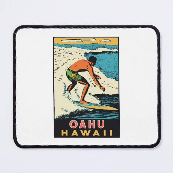 Item preview, Calcomanía de surf de Oahu designed and sold by Decal Mania.