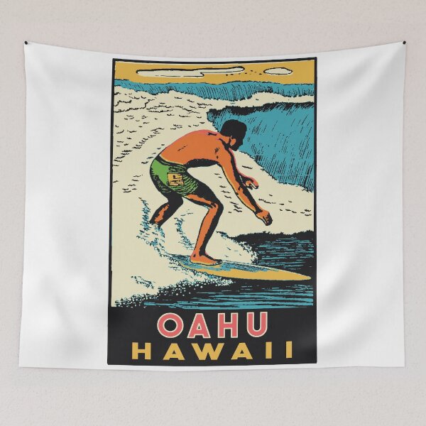 Item preview, Oahu Surf Decal designed and sold by Decal Mania.